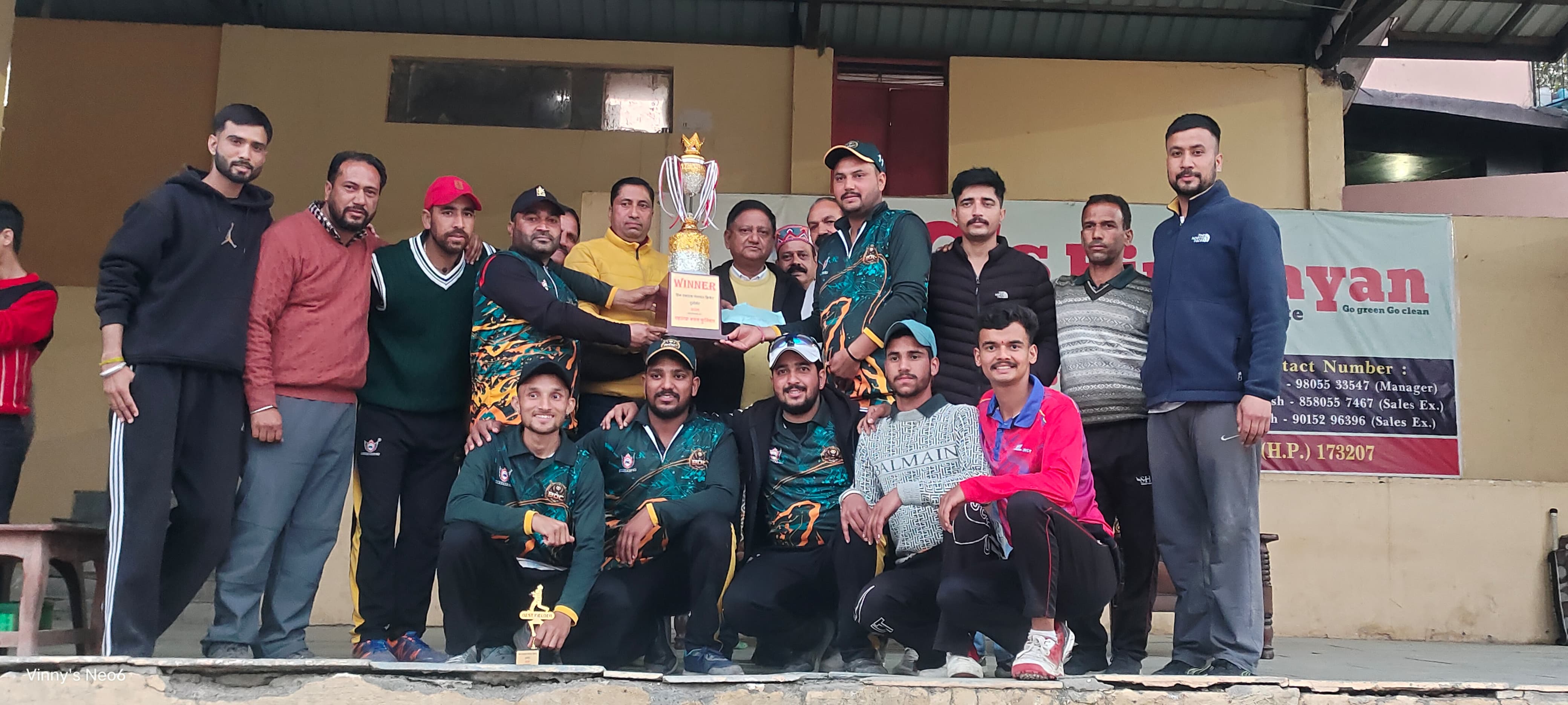 सुपर ओवर का रोमांच: नाइट राइडर कोठी ने जीता प्रदेश स्तरीय पंचायत क्रिकेट खिताब, एहसास क्लब कुनिहार का सफल आयोजन