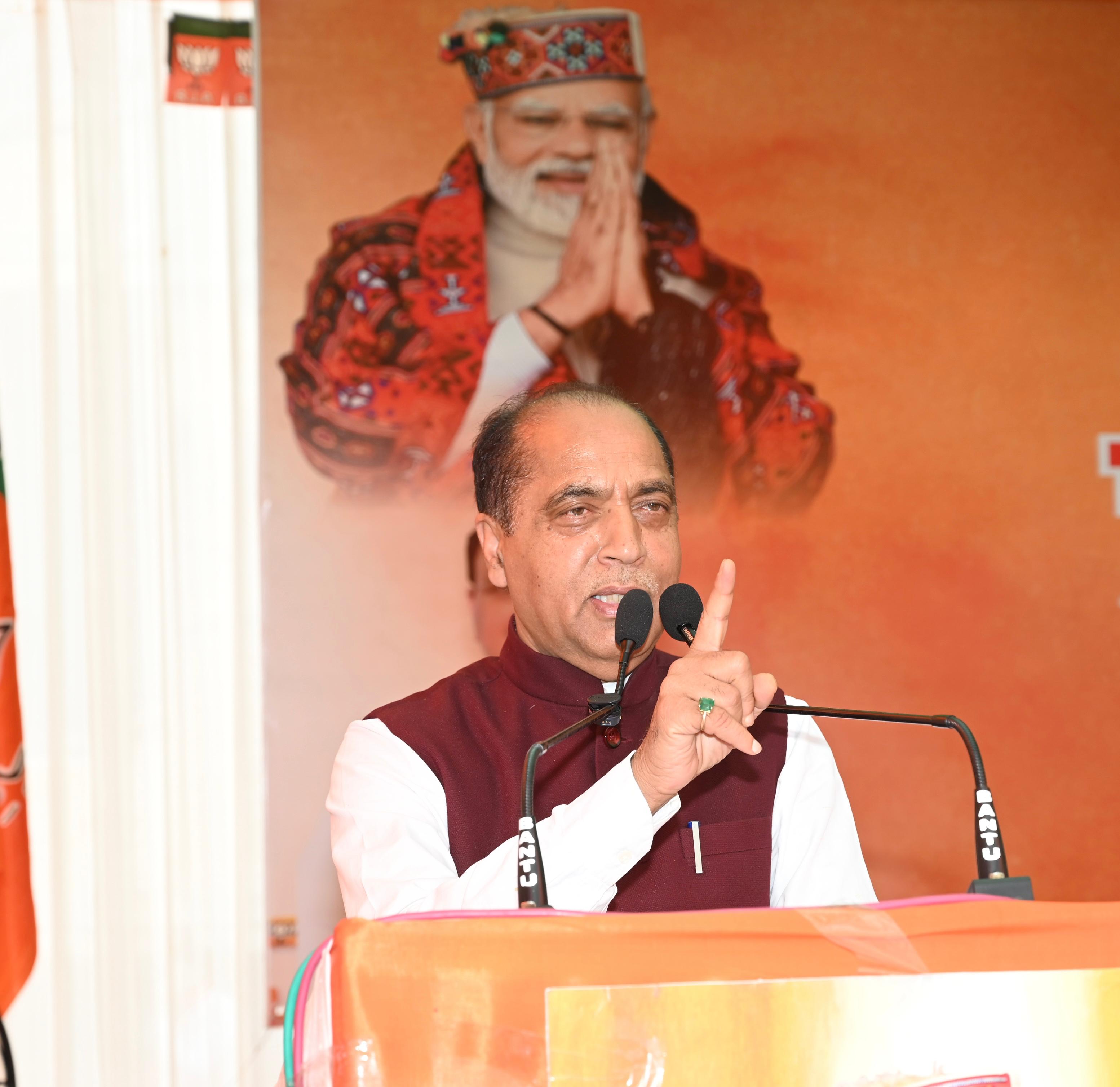 हिमाचल ऑन सेल” वाले बयान से गरमाई राजनीति! पालमपुर से जयराम ठाकुर का सुक्खू सरकार पर बड़ा हमला