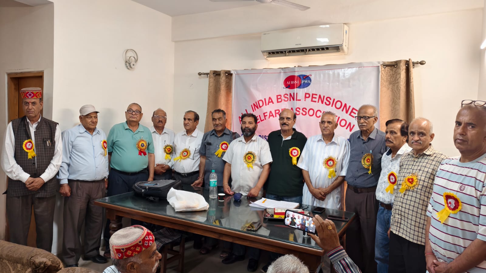 AIBSNLPWA सोलन जिला कार्यकारिणी का निर्विरोध गठन, दौलत राम शर्मा बने प्रधान